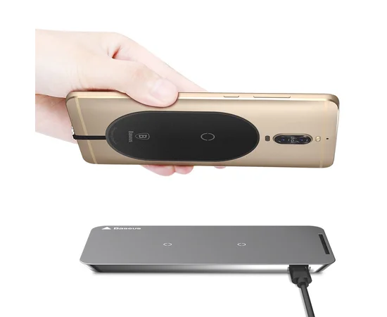 Беспроводное зарядное устройство Baseus Microfiber Receiver (For Type-C) Черный