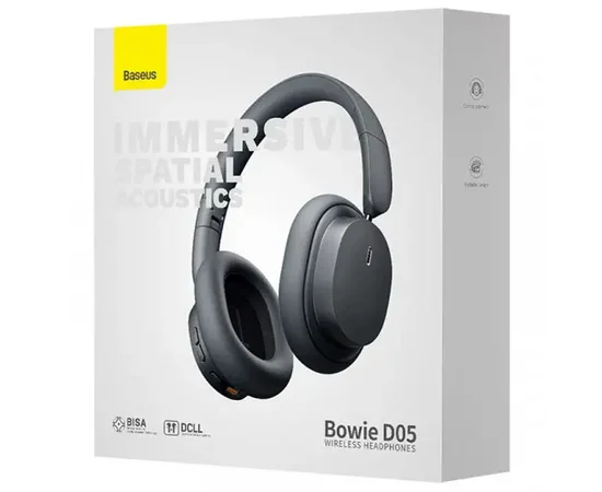 Накладні бездротові навушники Baseus Bowie D05 Wireless Headphones (NGTD02021) Grey