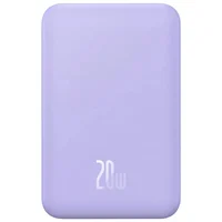 Портативное зарядное устройство Power Bank Baseus Magnetic Mini OS 20W c БЗУ 10000 mAh (PPCX110105) Purple