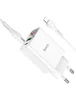 СЗУ HOCO C100A PD20W+QC3.0 + Type-C to Lightning White