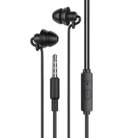 Стерео Наушники Hoco M81 Imperceptible universal sleeping earphone Black