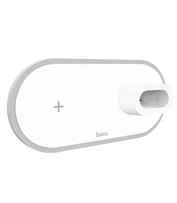Бездротове зарядний пристрій HOCO CW21 3in1 Білий
