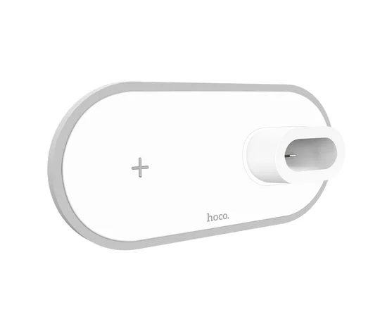 Бездротове зарядний пристрій HOCO CW21 3in1 Білий