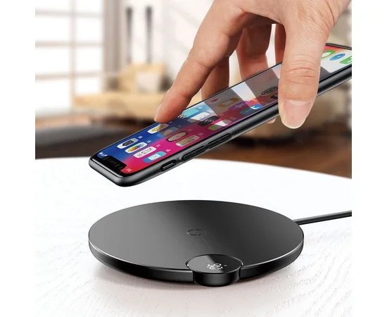 Беспроводное зарядное устройство Baseus Digital LED Display WXSX-01 Черный