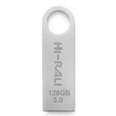 Флеш накопитель USB 3.0 Hi-Rali Shuttle 128 GB Серебряная серия Серебряный