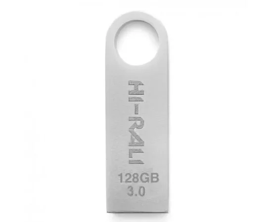 Флеш накопитель USB 3.0 Hi-Rali Shuttle 128 GB Серебряная серия Серебряный