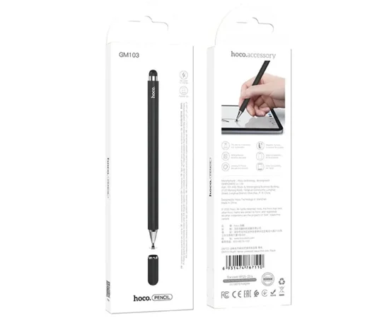 Стилус Hoco GM103 Universal Capacitive Pen Черный