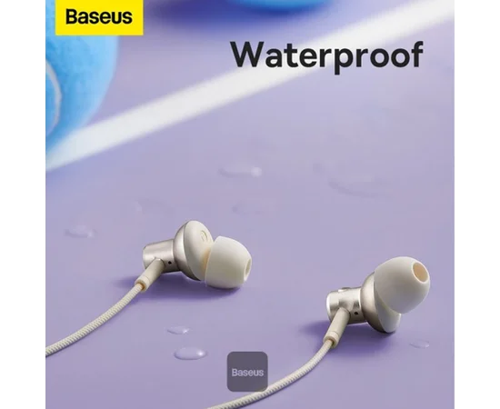 Беспроводные наушники Baseus Bowie P1 Half In-ear Neckband Wireless Earphones (NGPB000) Creamy-white