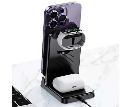 БЗУ + часы А60 4in1 25W Black