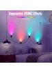 Настінна LED лампа RGB Intelligent wall lamp 4 pcs with Bluetooth European plug with app Black