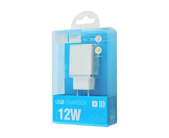 СЗУ Hoco C43A Vast 2.4A 2USB white