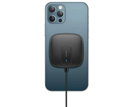 БЗУ Usams US-CD153 Ultra-thin Magnetic With Cable Черный