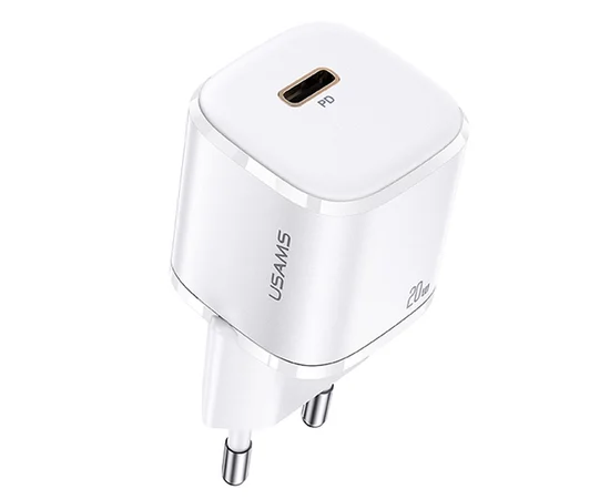 СЗУ Usams US-CC124 T36 20W Super Si (1Type-C/20W) Белый