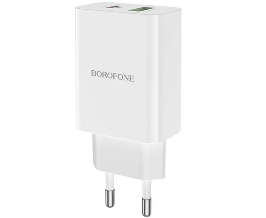 СЗУ Borofone BA56A Lavida PD20W/ QC3.0 / 2USB Белый