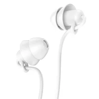 Стерео Наушники Hoco M81 Imperceptible universal sleeping earphone White