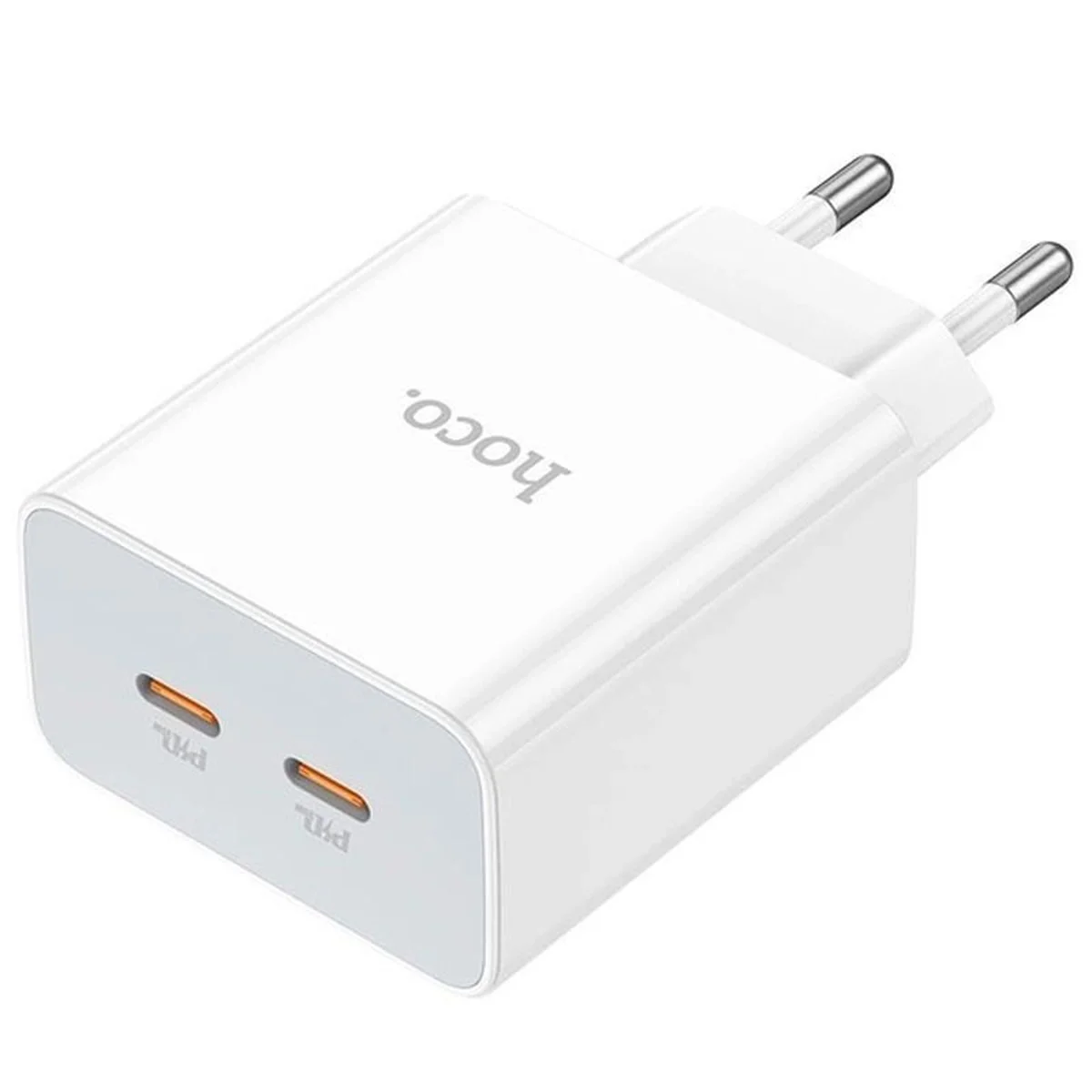 СЗУ Hoco C108A PD 35W (2 Type-C) White