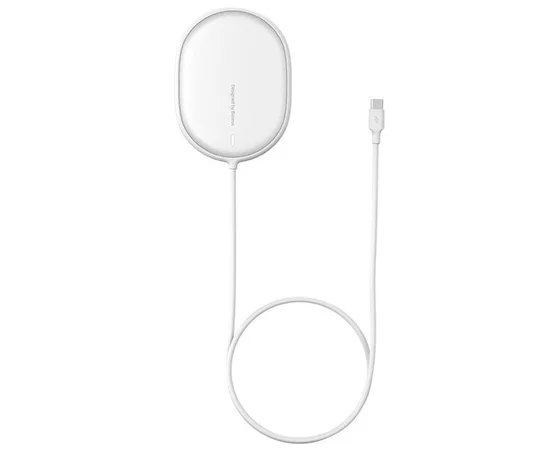 БЗУ Baseus Light Magnetic Wireless Charger for IP12 (WXQJ) Белый