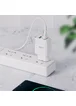 СЗУ HOCO N6 QC3.0 (2USB/3A) + USB - Type-C Белый