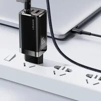 СЗУ USAMS CC110 GaN Mini Fast Charger EU Чорний