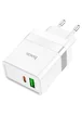 СЗУ Hoco N21 Topspeed PD30W+QC3.0 (1USB/1Type-C/3A) Белый