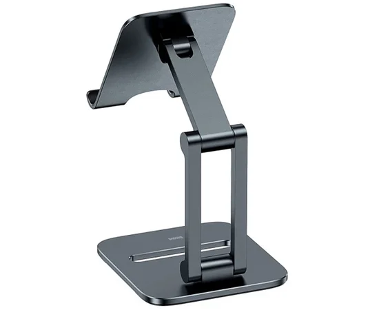 Подставка для телефона Baseus Biaxial Foldable Metal Stand (LUSZ000013) Grey