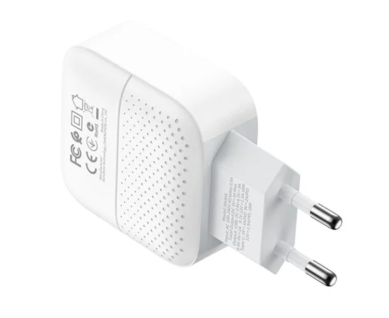 СЗУ Borofone BA46A PD 18W+QC3.0 (1USB/1Type-C/3A) Белый