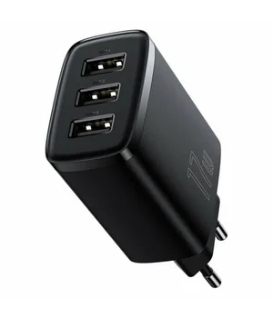 СЗУ Baseus Compact 17W (3USB) (CCXJ02) Черный