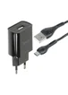 СЗУ Hoco DC20A (1USB/2.1A) + MicroUSB Черный
