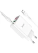 СЗУ HOCO C100A PD20W+QC3.0 + Type-C to Type-C White