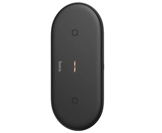 Беспроводное зарядное устройство HOCO CW23 Dual Power Черный