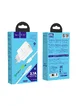 СЗУ HOCO C80A PD+QC3.0 (1USB/3.1A) Type-C to lightning Белый