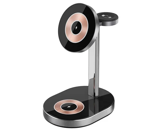 БЗУ WIWU Wi-W003 3 in 1 wireless charger Black