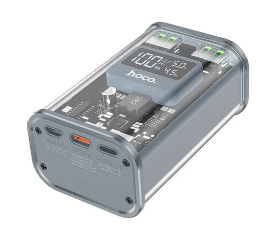 Портативное зарядное устройство Power Bank Hoco J105 Discovery Edition 22.5W 10000 mAh Gray