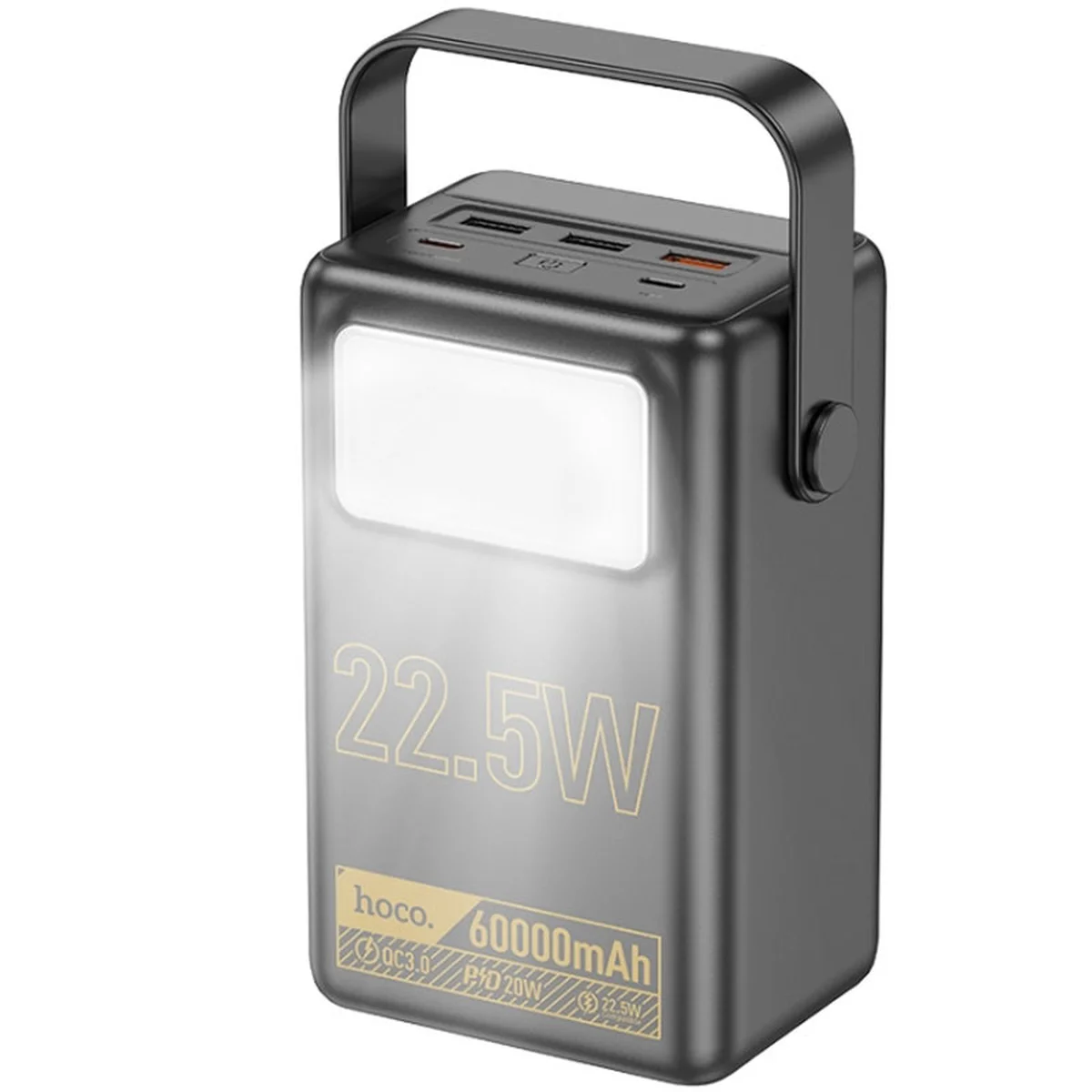 Портативное зарядное устройство Power Bank Hoco J110 Powerful 22.5W 60 000 mAh Black