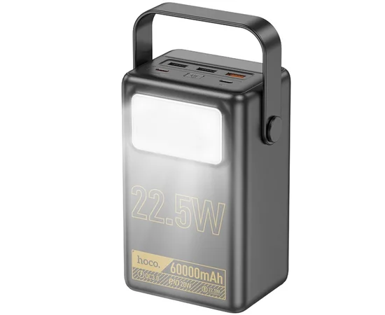 Портативное зарядное устройство Power Bank Hoco J110 Powerful 22.5W 60 000 mAh Black