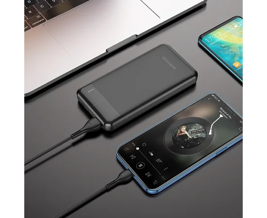 Портативное зарядное устройство Power Bank BOROFONE BJ19 Incredible PD20W+QC3.0 10000 mAh Черный