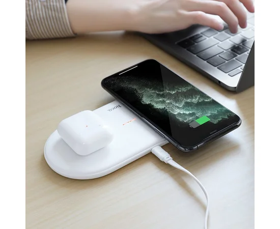 БЗУ HOCO CW23 Dual Power Белый