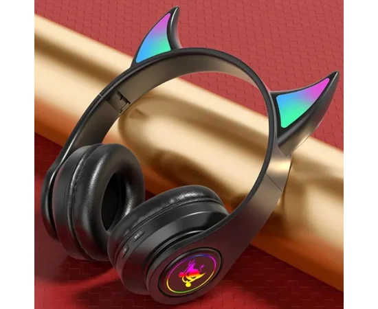 Накладные беспроводные наушники Devil's Horn STN-29 Black