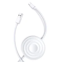 БЗУ Usams US-CC096 для Apple Watch + Lightning cable Белый