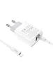 СЗУ HOCO C80A PD+QC3.0 (1USB/3.1A) Type-C to lightning Белый