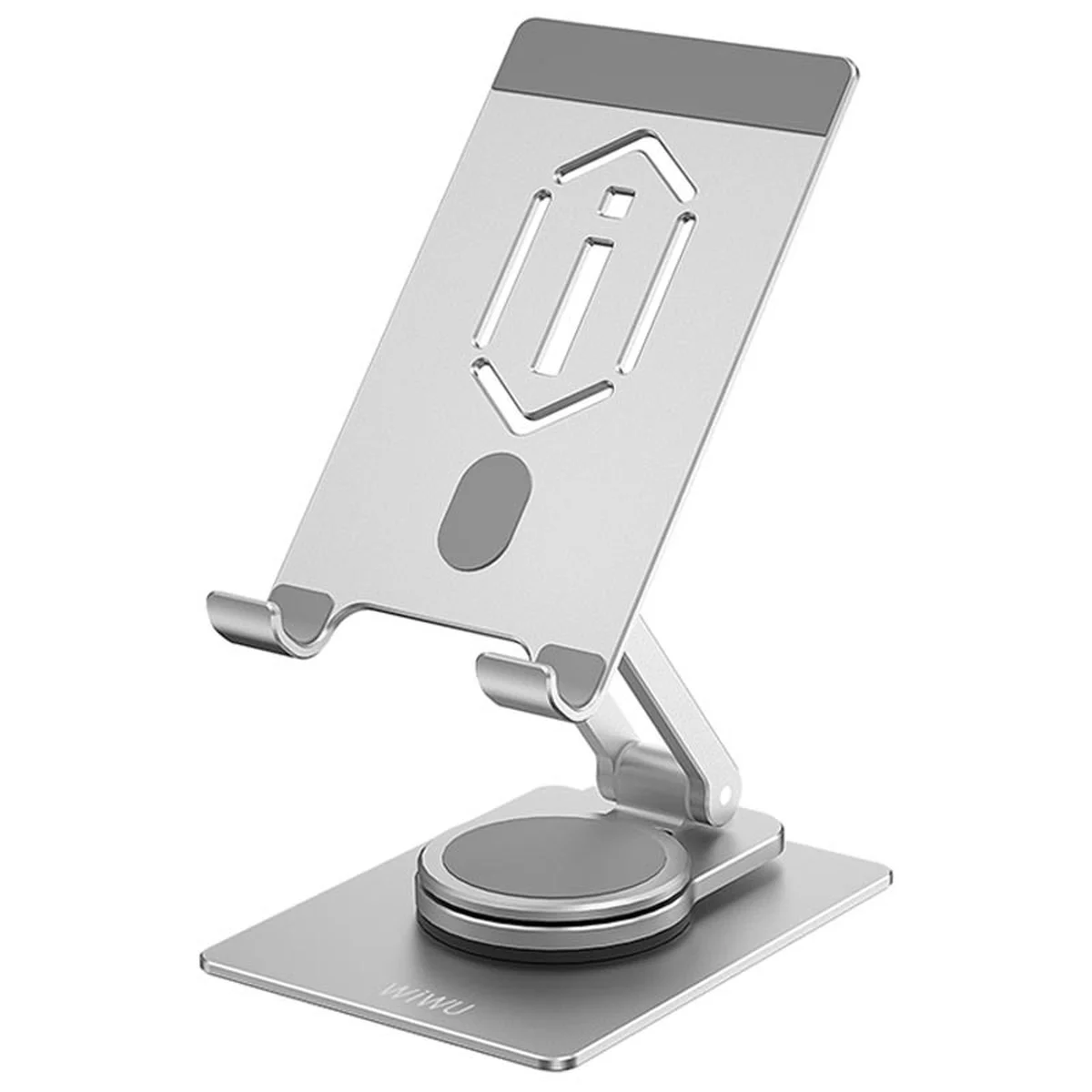 Подставка для планшетов WIWU ZM107 Desktop Rotation Stand  For Tablet up to 12.9 inch Silver