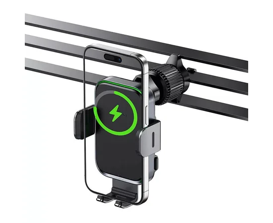 Автодержатель с БЗУ Acefast D17 Black