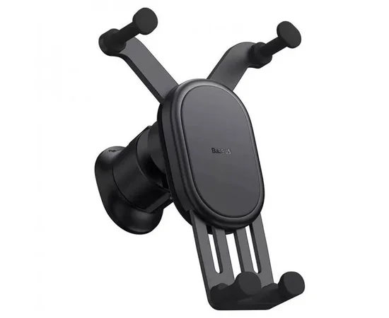 Автодержатель с БЗУ Baseus Stable Gravitational Car Mount Pro 15W (Air Outlet Version) (SUWX03) Black