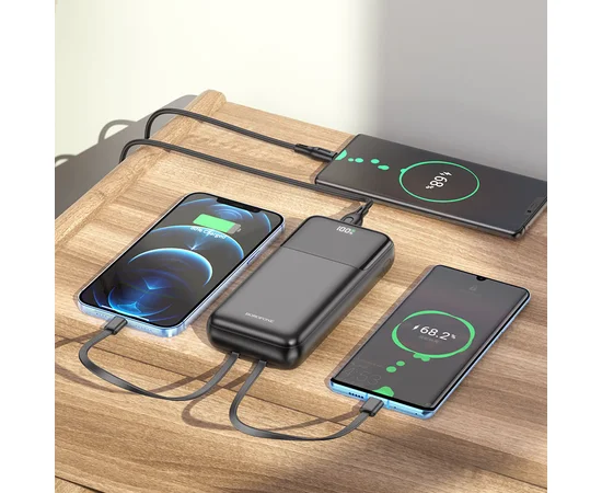 Портативное зарядное устройство Power Bank BOROFONE BJ22A 22.5W+PD20W 20000 mAh Черный