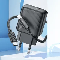 СЗУ Hoco CS22A Value PD30W + Type-C to Lightning Black