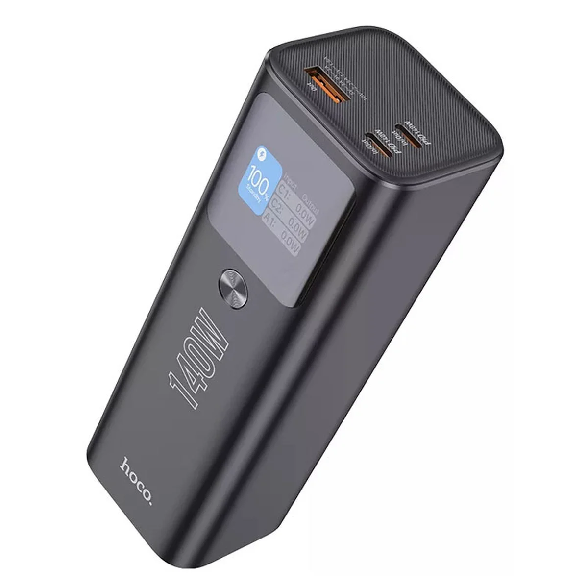 Портативное зарядное устройство Power Bank Hoco Q17 Electric PD140W 25000 mAh Black