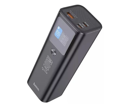 Портативное зарядное устройство Power Bank Hoco Q17 Electric PD140W 25000 mAh Black