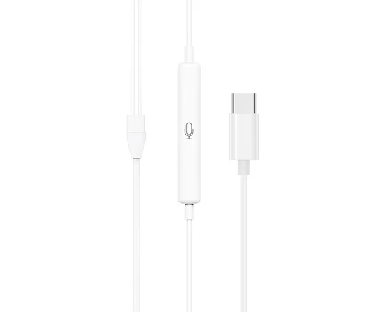 Стерео наушники Hoco M101 Type-C White