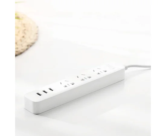 Удлинитель Xiaomi Power Strip (3xUSB/3xSocket) Белый