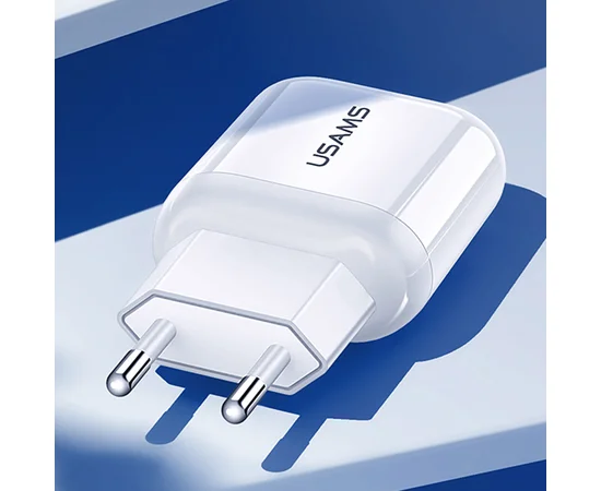 СЗУ Usams US-CC078 T19 USB Travel Charger Белый